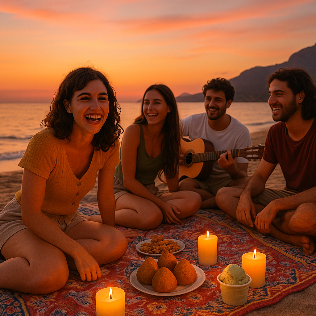Francesca e amici in Sicilia