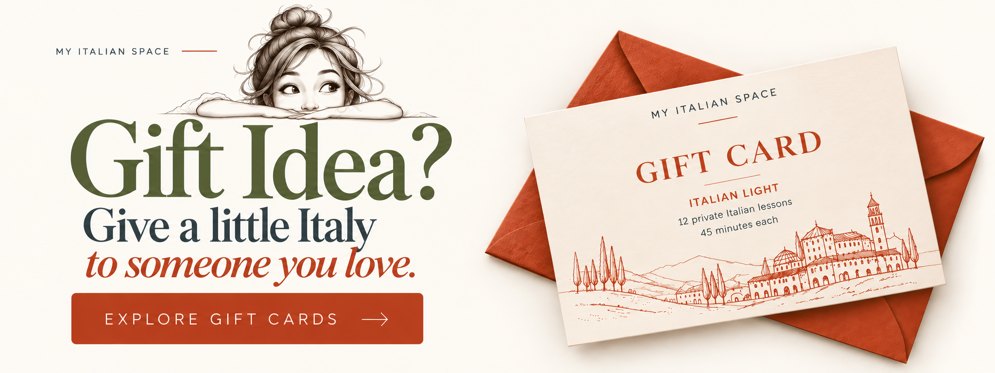 My Italian Space Gift Cards – Give a little Italy to someone you love